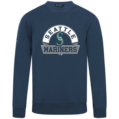 Seattle Mariners Levelwear Zane Banner Arch Sweatshirt - Navy