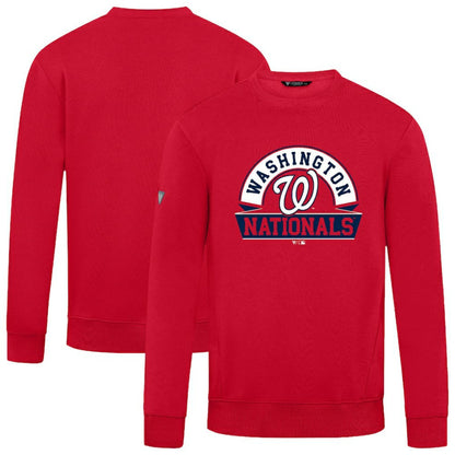 Washington Nationals Levelwear Zane Banner Arch Sweatshirt - Red