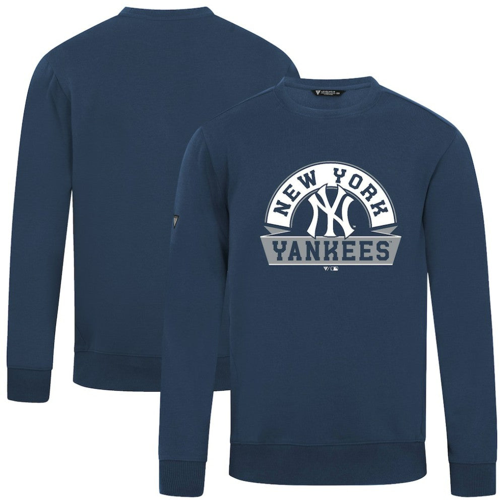 New York Yankees Levelwear Zane Banner Arch Sweatshirt - Navy