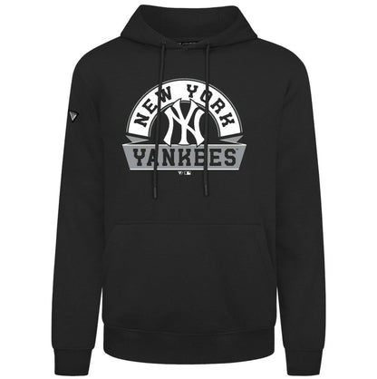 New York Yankees Levelwear Podium Banner Arch Hoodie - Black