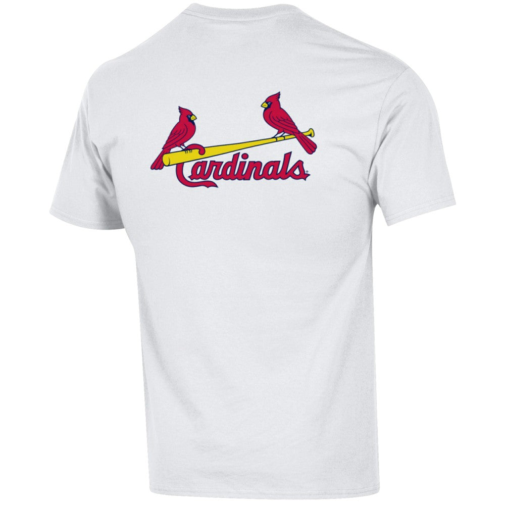 St. Louis Cardinals Champion 3-Hit Jersey T-Shirt - White