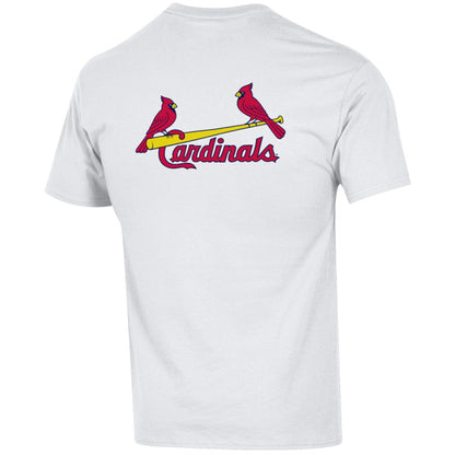 St. Louis Cardinals Champion 3-Hit Jersey T-Shirt - White