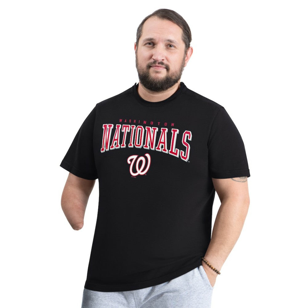 Washington Nationals G-III Sports by Carl Banks Adaptive Classic Team Spirit T-Shirt - Navy