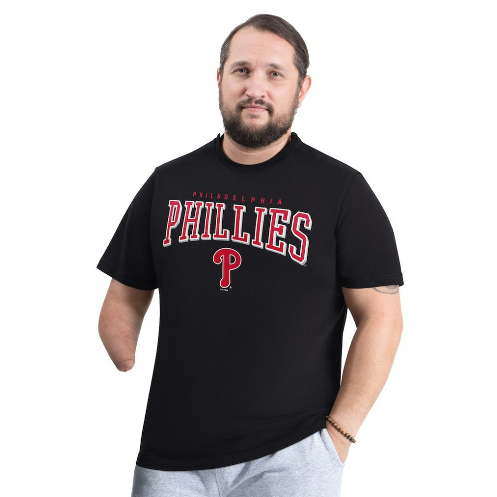 Philadelphia Phillies G-III Sports by Carl Banks Adaptive Classic Team Spirit T-Shirt - Black