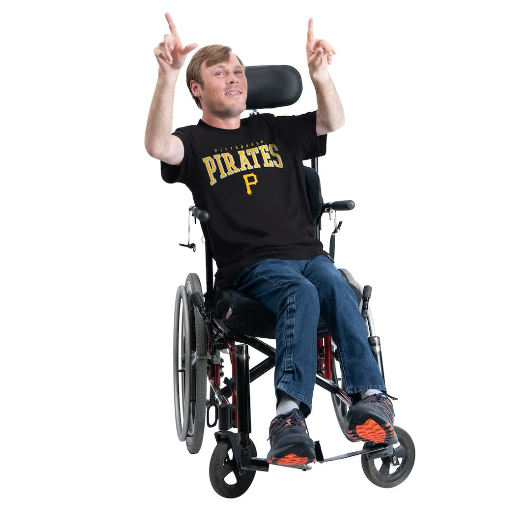 Pittsburgh Pirates G-III Sports by Carl Banks Adaptive Classic Team Spirit T-Shirt - Black