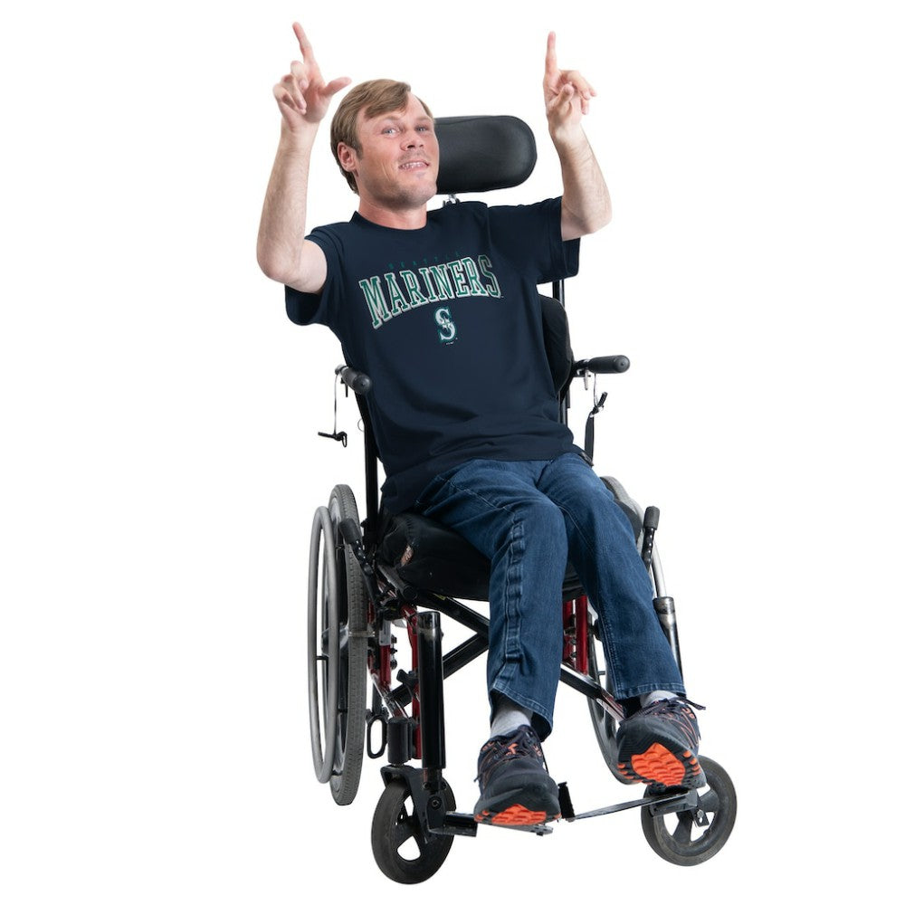 Seattle Mariners G-III Sports by Carl Banks Adaptive Classic Team Spirit T-Shirt - Navy