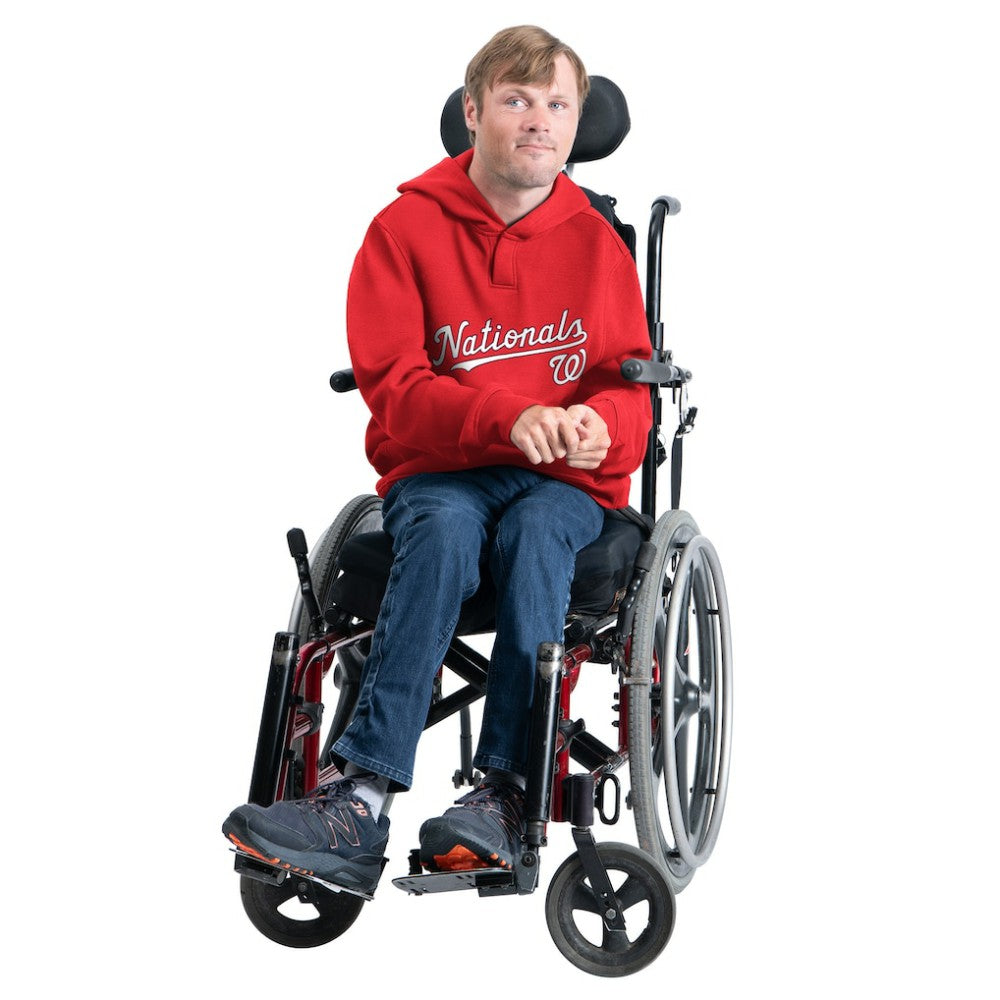 Washington Nationals G-III Sports by Carl Banks Adaptive Lockup Fleece Hoodie - Red