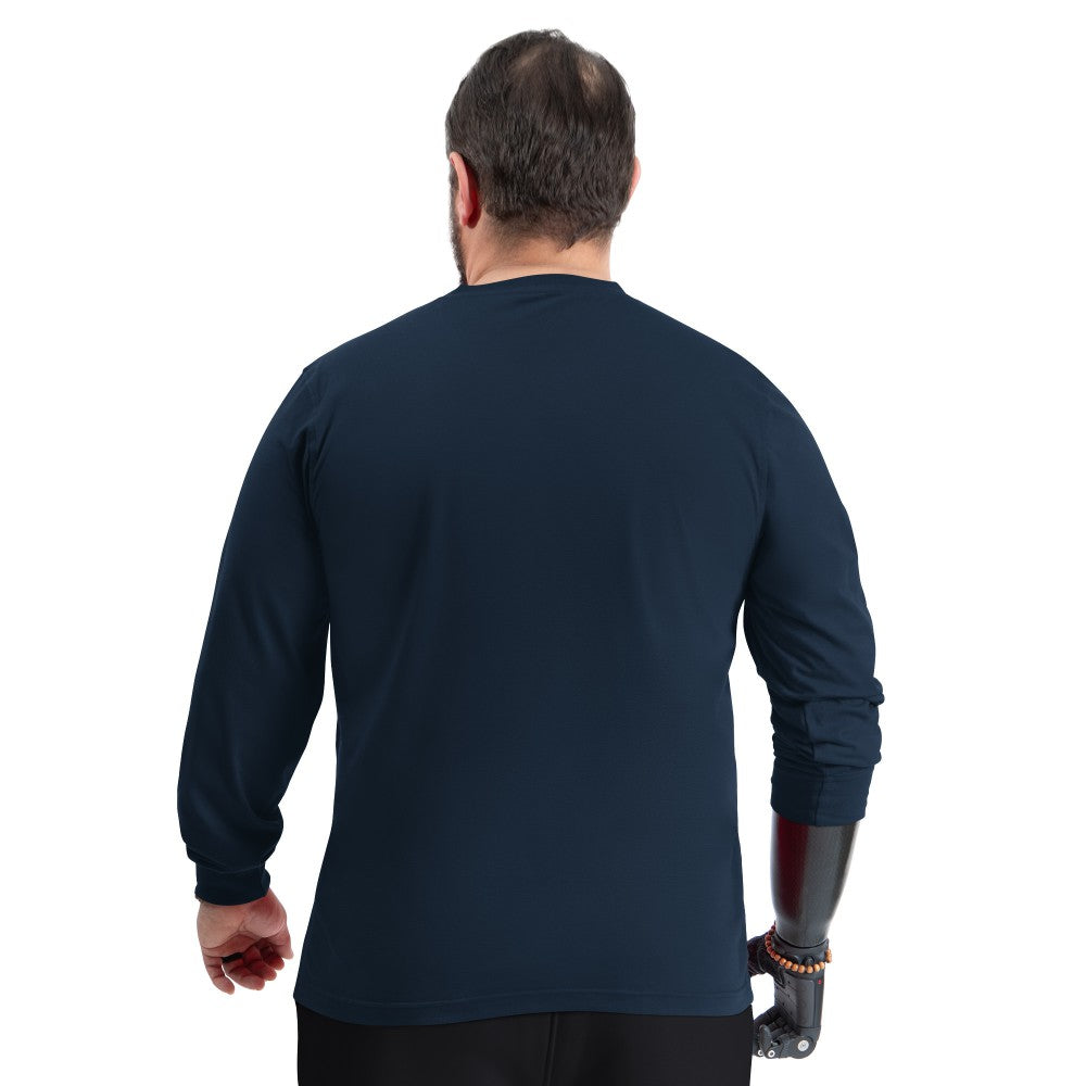 Milwaukee Brewers G-III Sports by Carl Banks Adaptive Long Sleeve T-Shirt - Navy