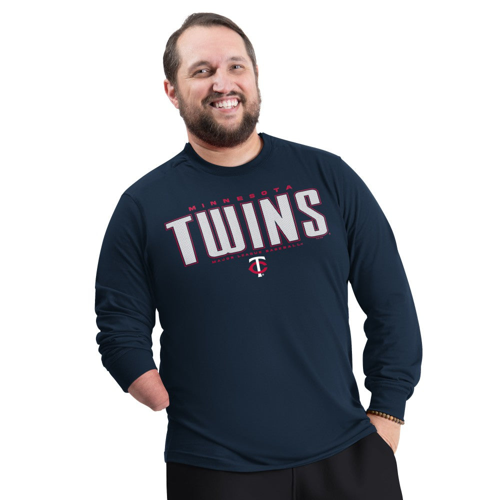 Minnesota Twins G-III Sports by Carl Banks Adaptive Long Sleeve T-Shirt - Navy