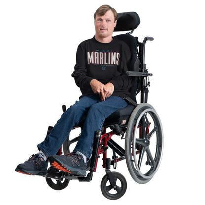 Miami Marlins G-III Sports by Carl Banks Adaptive Long Sleeve T-Shirt - Black
