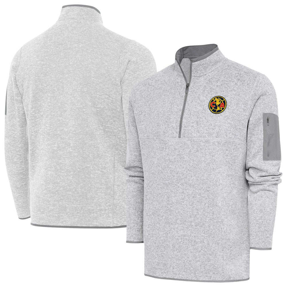 Club America Antigua Elevate Quarter-Zip Pullover - Heather Gray discount