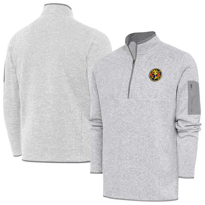 Club America Antigua Elevate Quarter-Zip Pullover - Heather Gray discount