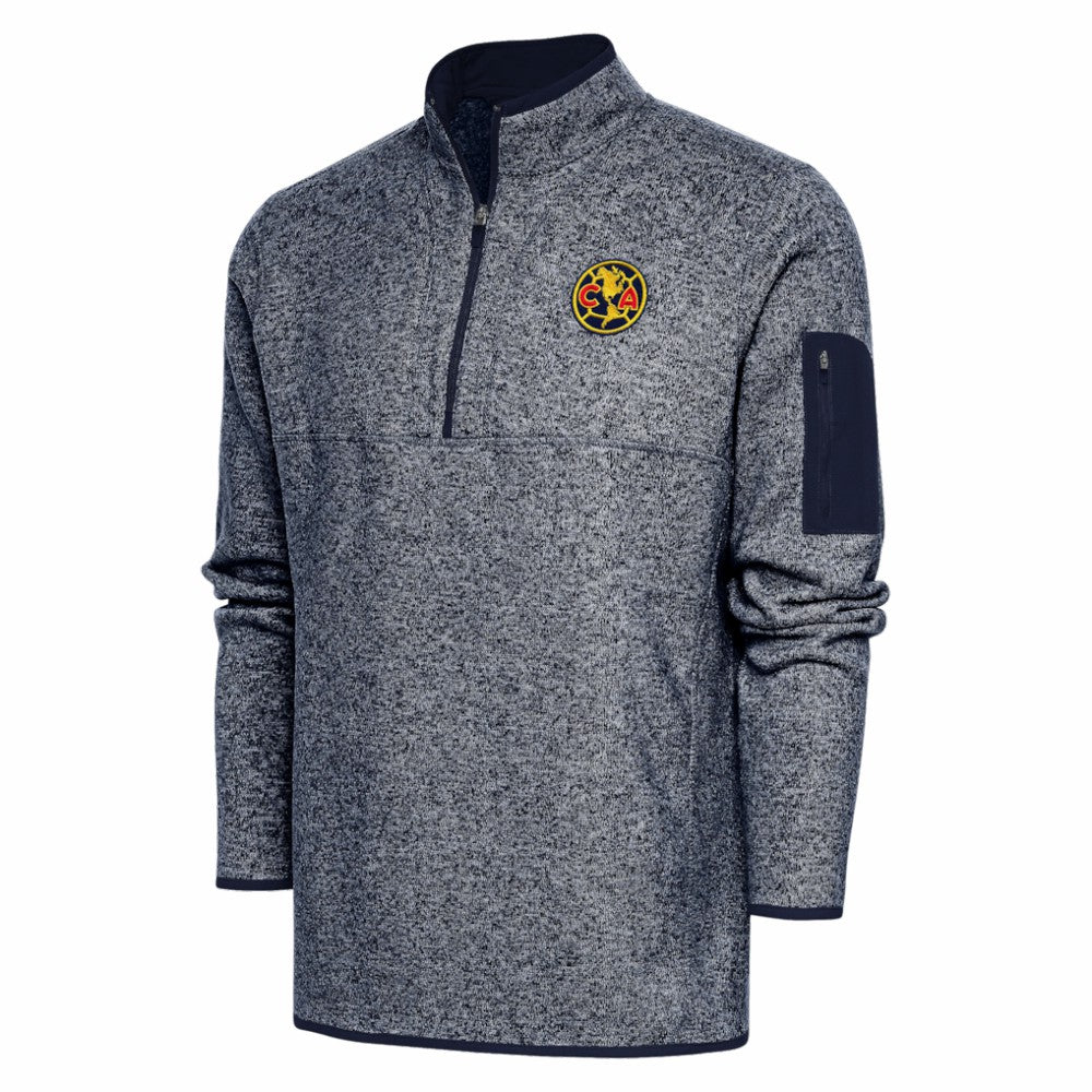 Club America Antigua Elevate Quarter-Zip Pullover - Heather Navy shop