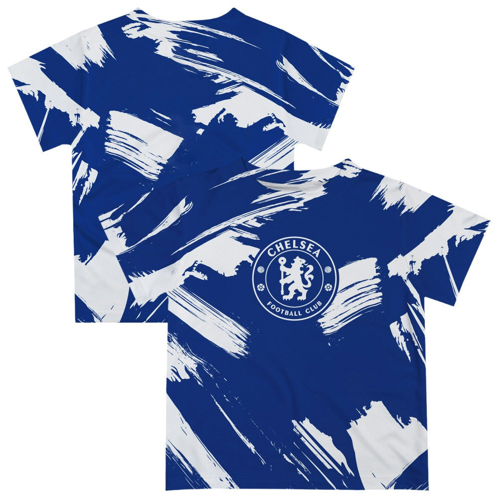 Chelsea Vive La Fete Youth Paint Brush T-Shirt - Blue sale