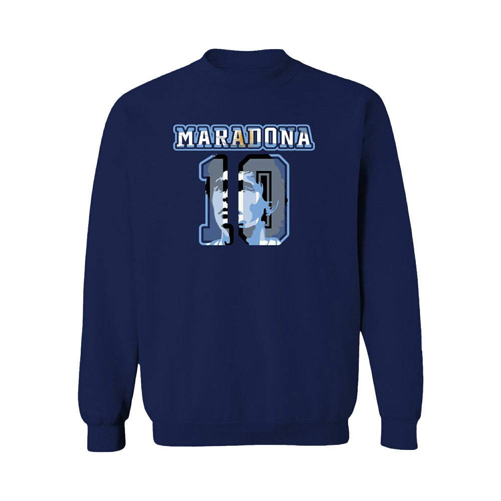 Diego Maradona Argentina National Team Vive La Fete Women's Name & Number Sweatshirt - Navy online