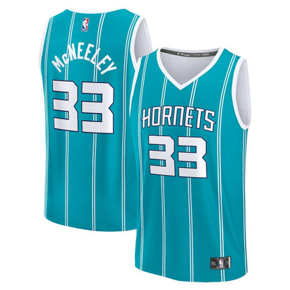 Liam McNeeley Charlotte Hornets Fast Break Replica Jersey - Teal - Icon Edition | Fanatics on sale