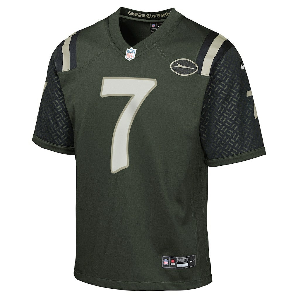 Justin Fields New York Jets Youth 2025 Rivalries Collection Game Jersey - Gotham Green | Nike online