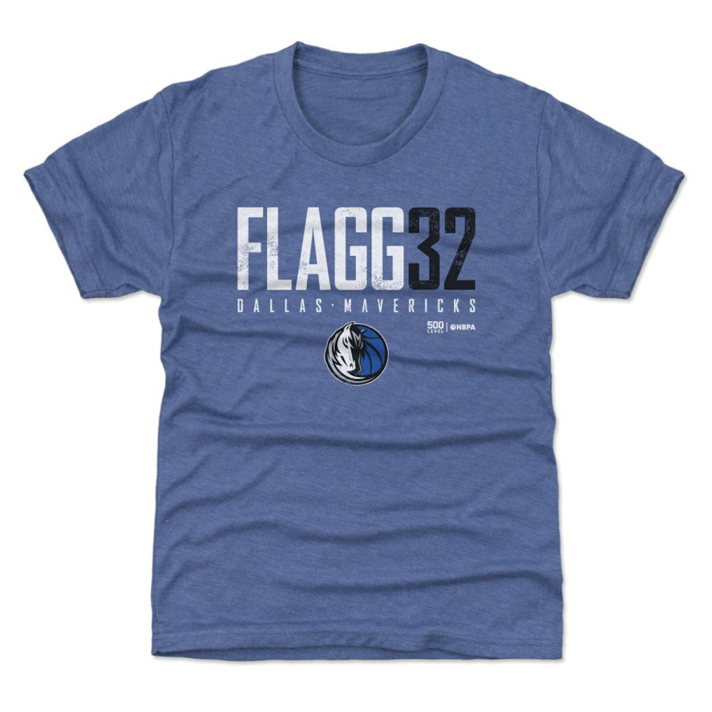 Cooper Flagg Dallas Mavericks 500 Level Youth Elite Name & Number T-Shirt sale - Blue sale