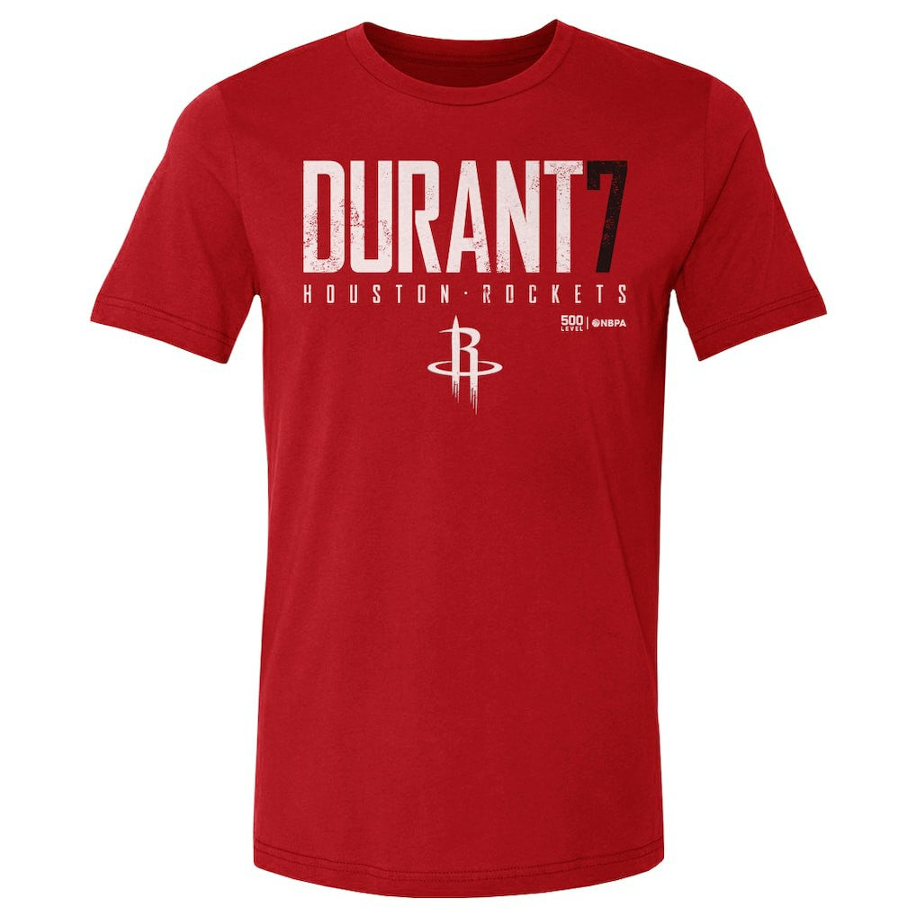 Kevin Durant Houston Rockets 500 Level Elite T-Shirt - Red for sale