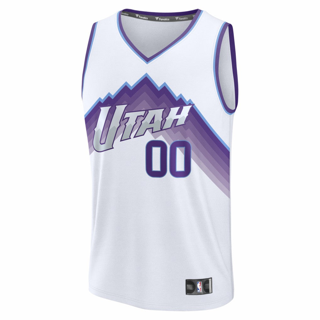 Utah Jazz Youth Fast Break Replica Custom Jersey - Association Edition | Fanatics on sale