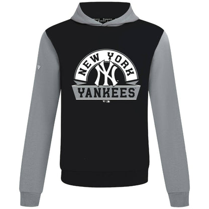 New York Yankees Levelwear Throwback Ultimate Banner Arch Hoodie - Black