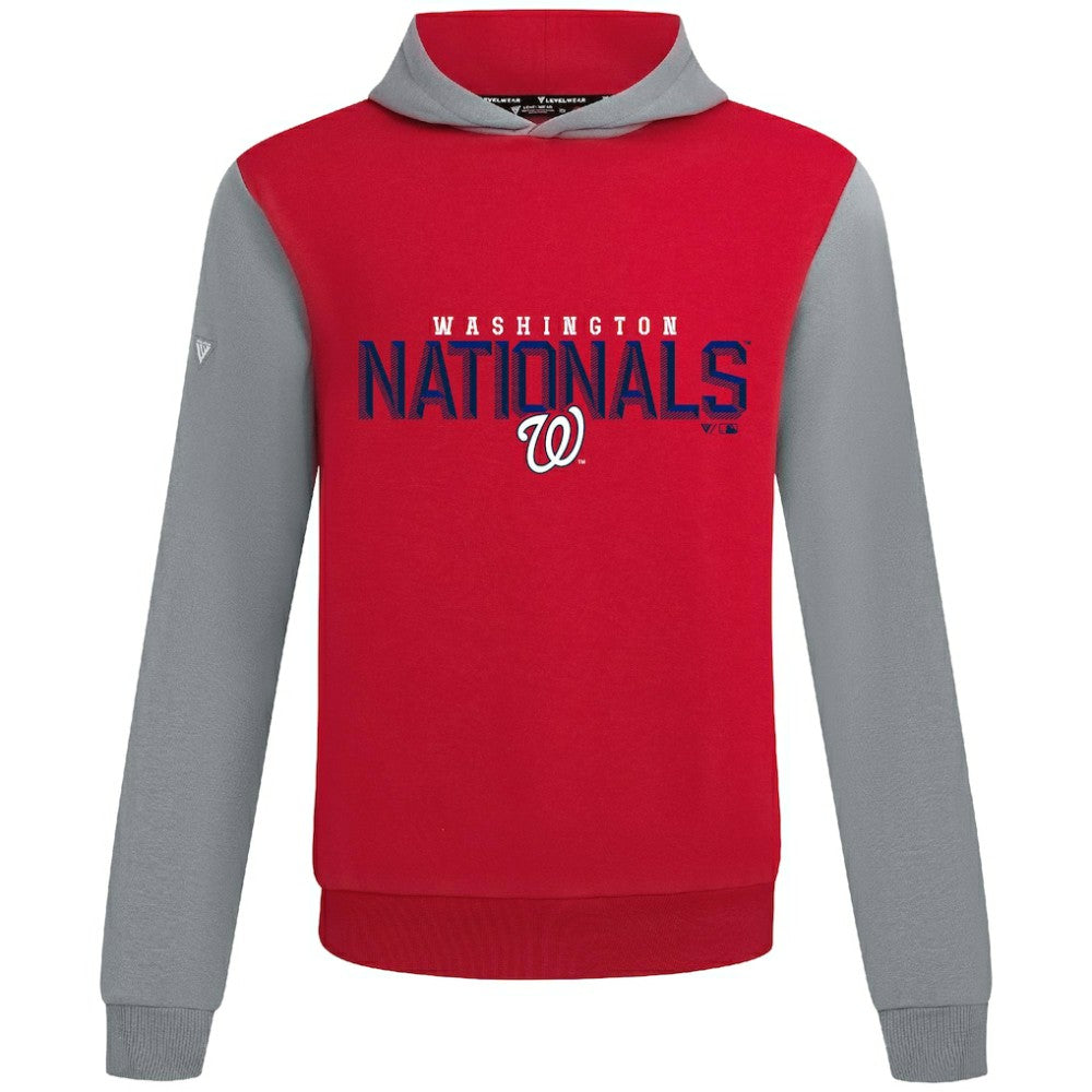 Washington Nationals Levelwear Throwback Carve Ultimate Hoodie - Red