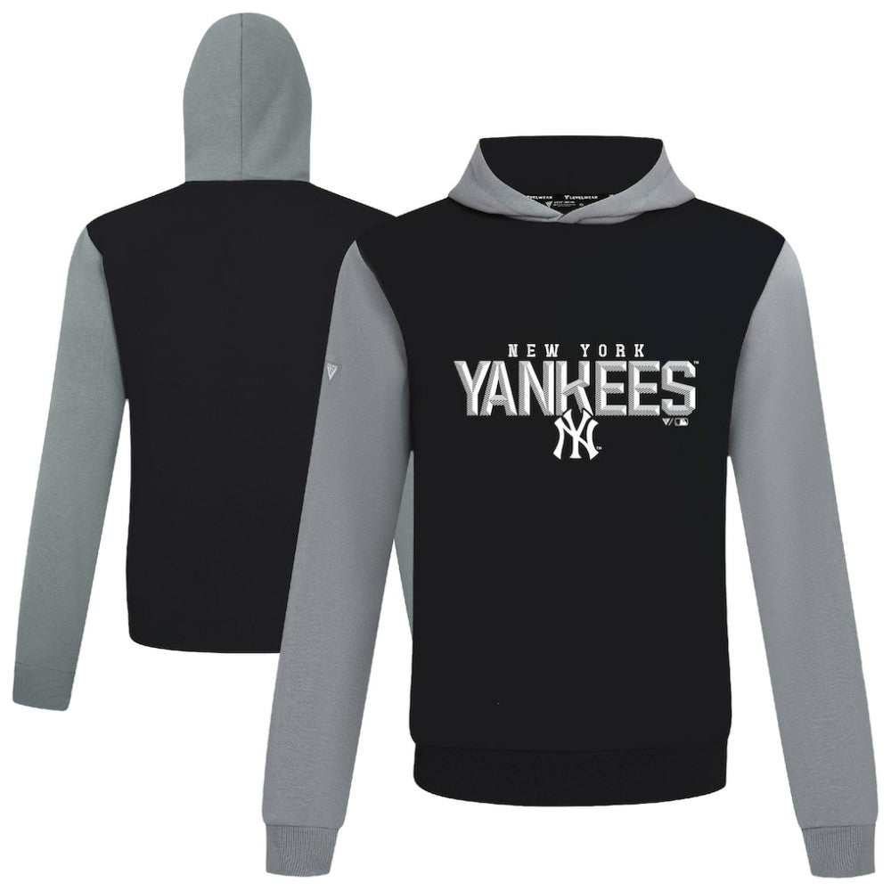 New York Yankees Levelwear Throwback Carve Ultimate Hoodie - Black