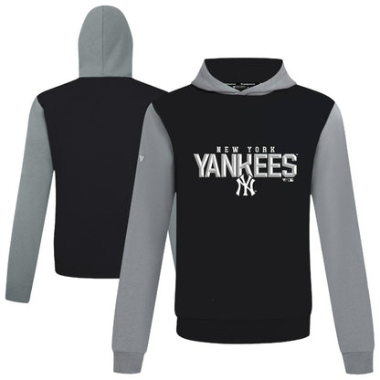 New York Yankees Levelwear Throwback Carve Ultimate Hoodie - Black