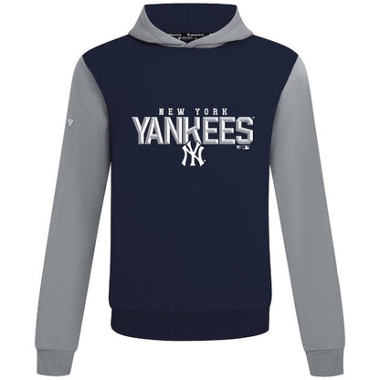 New York Yankees Levelwear Throwback Carve Ultimate Hoodie - Navy