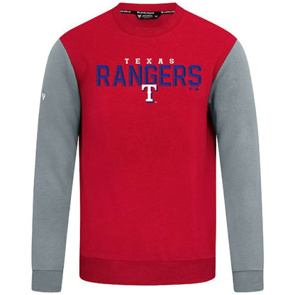 Texas Rangers Levelwear Throwback Ultimate Carve Sweatshirt - Red