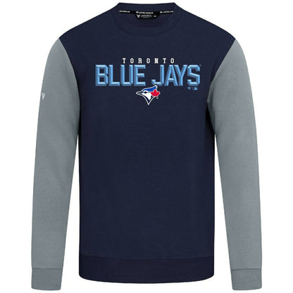 Toronto Blue Jays Levelwear Throwback Ultimate Carve Sweatshirt - Navy