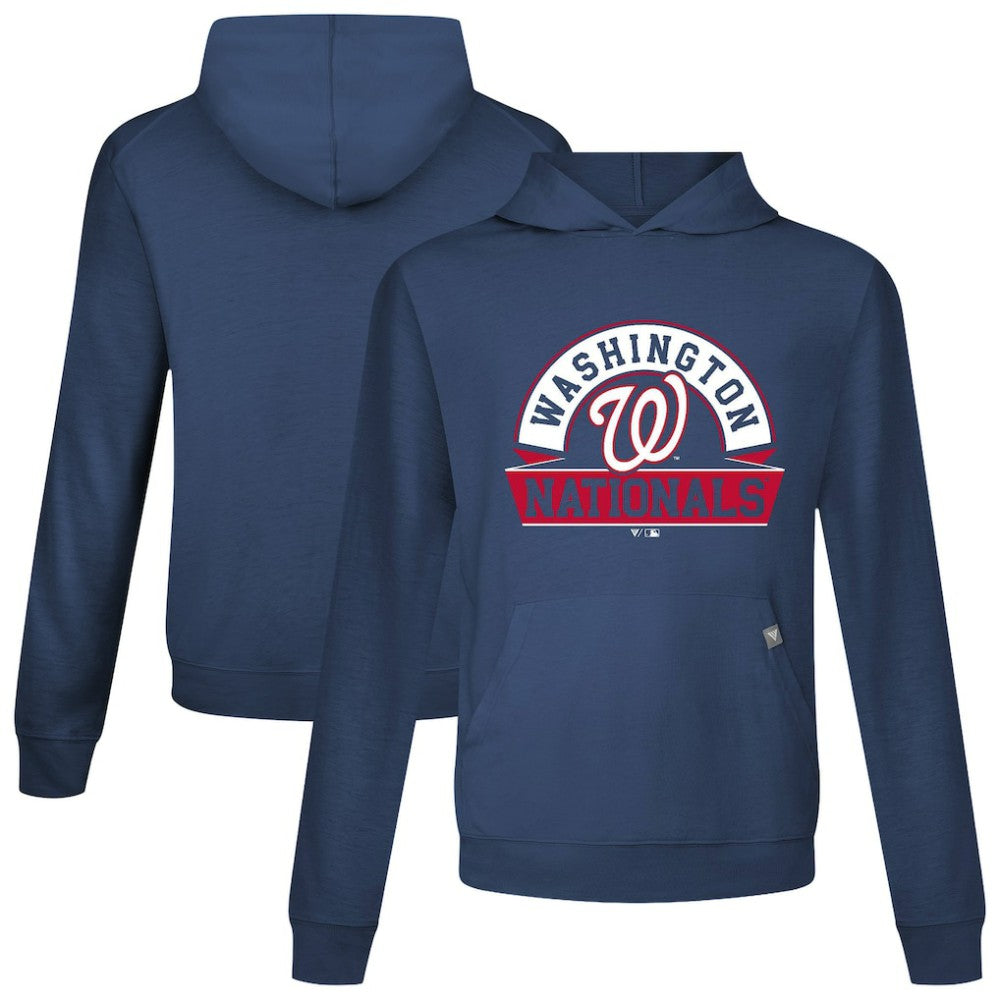 Washington Nationals Levelwear Relay Banner Arch Pullover Hoodie - Navy