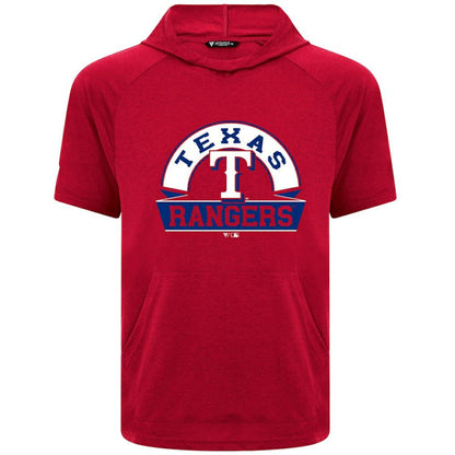 Texas Rangers Levelwear Phase Banner Arch Hoodie T-Shirt - Red