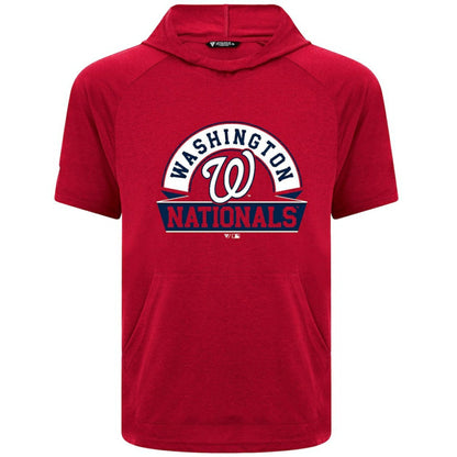 Washington Nationals Levelwear Phase Banner Arch Hoodie T-Shirt - Red