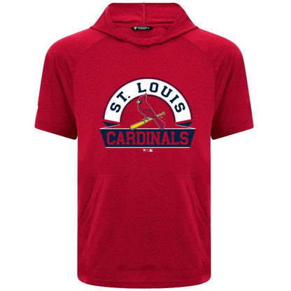 St. Louis Cardinals Levelwear Phase Banner Arch Hoodie T-Shirt - Red