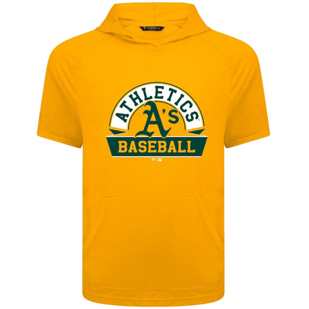 Athletics Levelwear Phase Banner Arch Hoodie T-Shirt - Gold