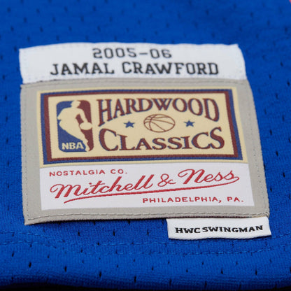 Jamal Crawford New York Knicks 2005/06 Hardwood Classics Swingman Jersey - Blue | Mitchell & Ness on sale