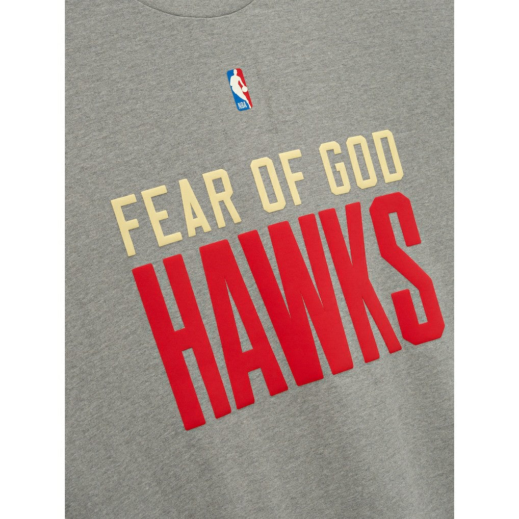 Atlanta Hawks Fear of God x NBA Unisex 90s T-Shirt - Heather Gray online