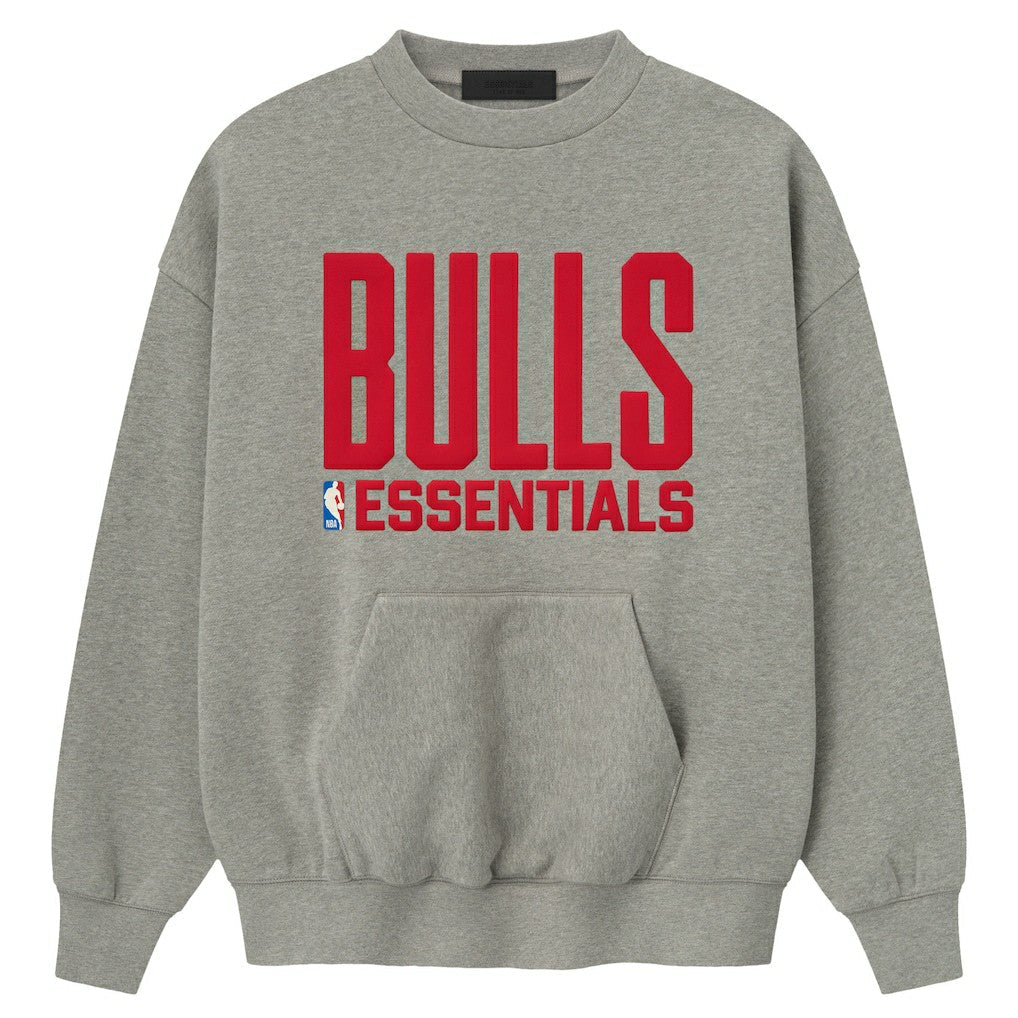 Chicago Bulls Fear of God x NBA Unisex Sport Sweatshirt - Heather Gray on sale
