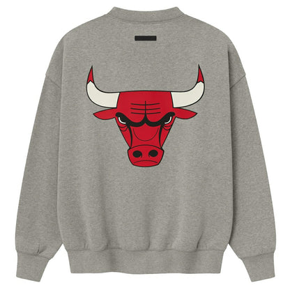 Chicago Bulls Fear of God x NBA Unisex Sport Sweatshirt - Heather Gray on sale