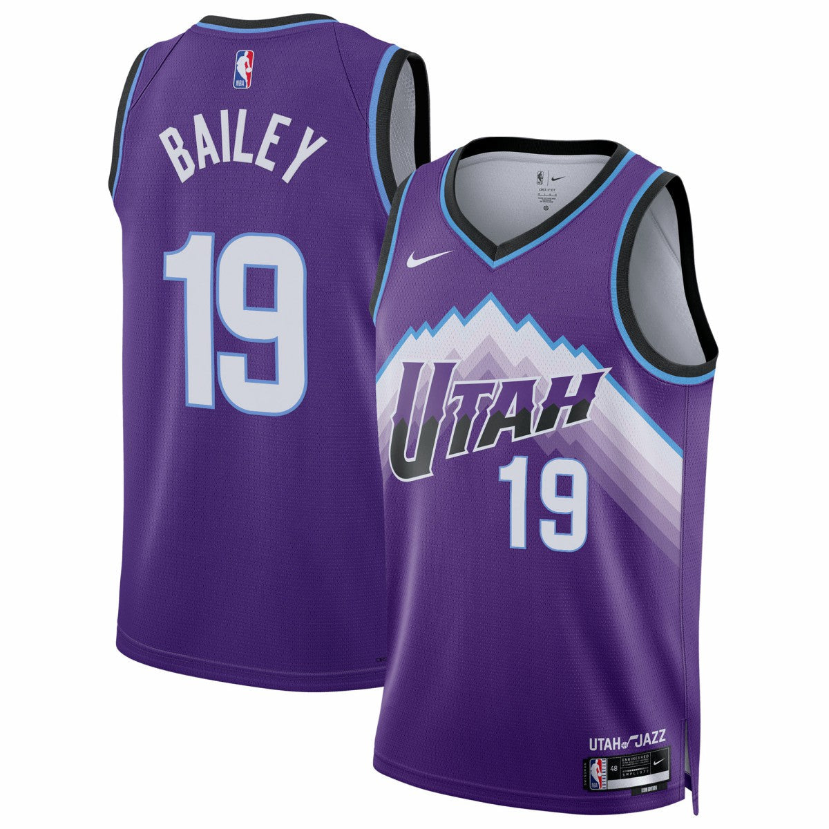 Ace Bailey Utah Jazz Unisex Swingman Jersey - Icon Edition - Purple | Nike discount