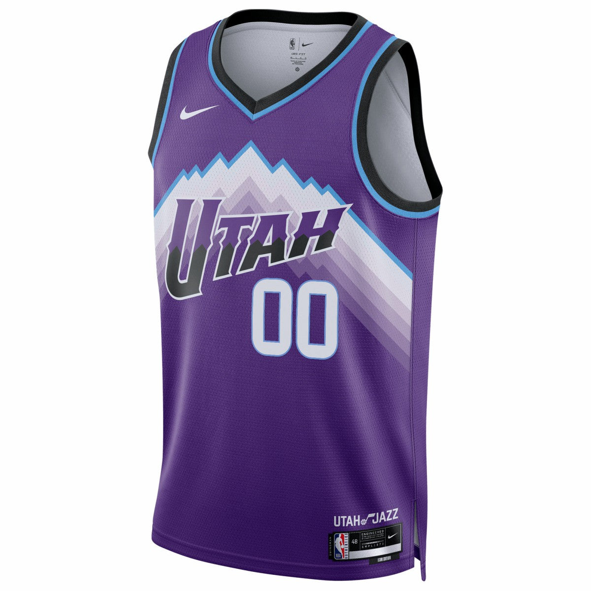 Utah Jazz Unisex Swingman Custom Jersey - Icon Edition - Purple | Nike cheap