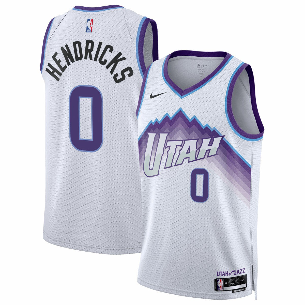 Taylor Hendricks Utah Jazz Unisex Swingman Jersey - Association Edition - White | Nike outlet