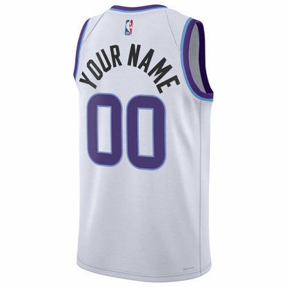 Utah Jazz Unisex Swingman Custom Jersey - Association Edition - White | Nike cheap