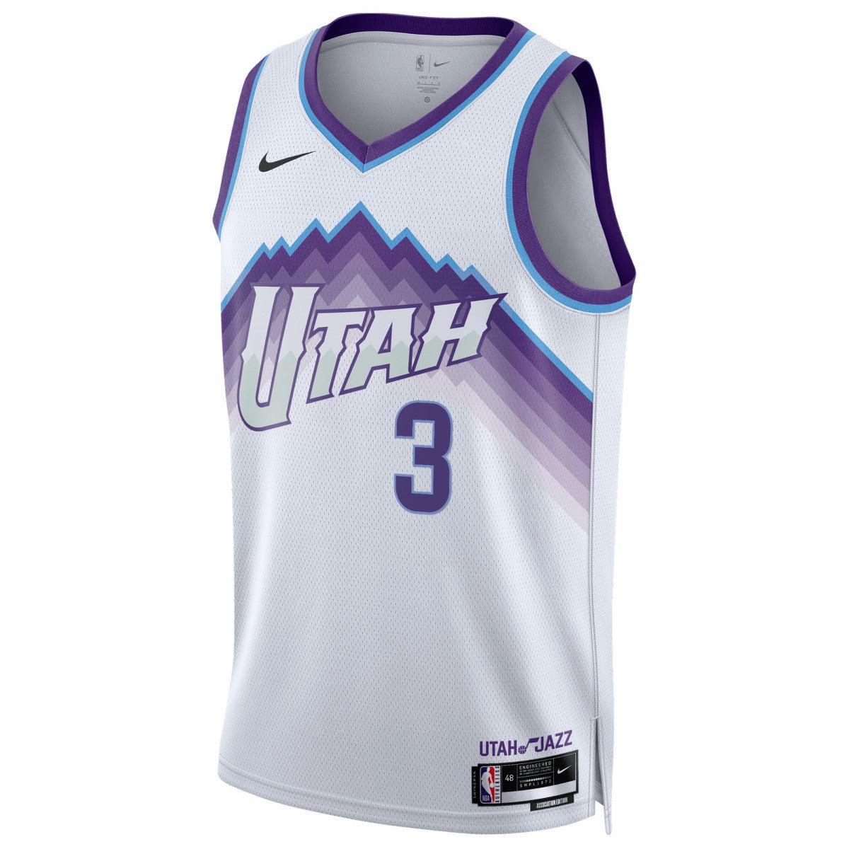 Keyonte George Utah Jazz Unisex Swingman Jersey - Association Edition - White | Nike for sale