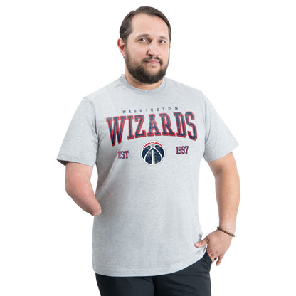 Washington Wizards G-III Sports by Carl Banks Adaptive Classic Team Spirit Short Sleeve T-Shirt - Gray cheap