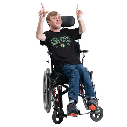 Boston Celtics G-III Sports by Carl Banks Adaptive Classic Team Spirit Short Sleeve T-Shirt - Black shop
