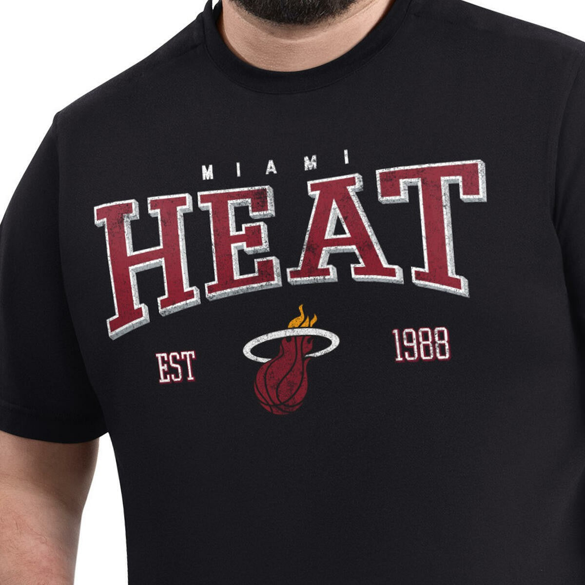 Miami Heat G-III Sports by Carl Banks Adaptive Classic Team Spirit Short Sleeve T-Shirt - Black discount