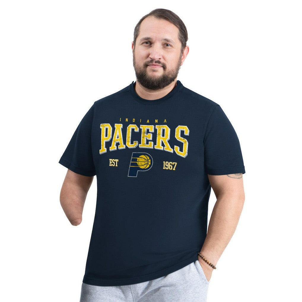 Indiana Pacers G-III Sports by Carl Banks Adaptive Classic Team Spirit Short Sleeve T-Shirt - Navy discount