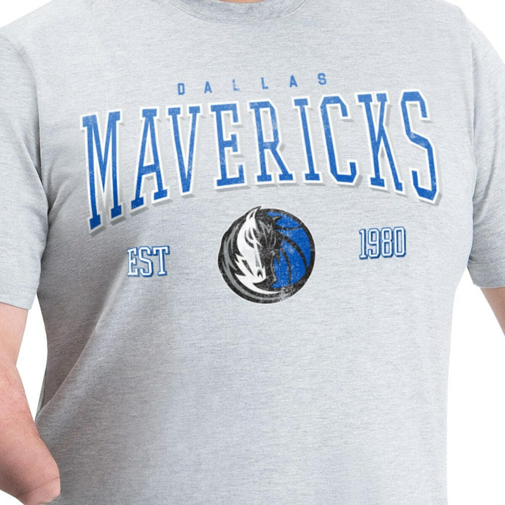 Dallas Mavericks G-III Sports by Carl Banks Adaptive Classic Team Spirit Short Sleeve T-Shirt sale - Gray outlet